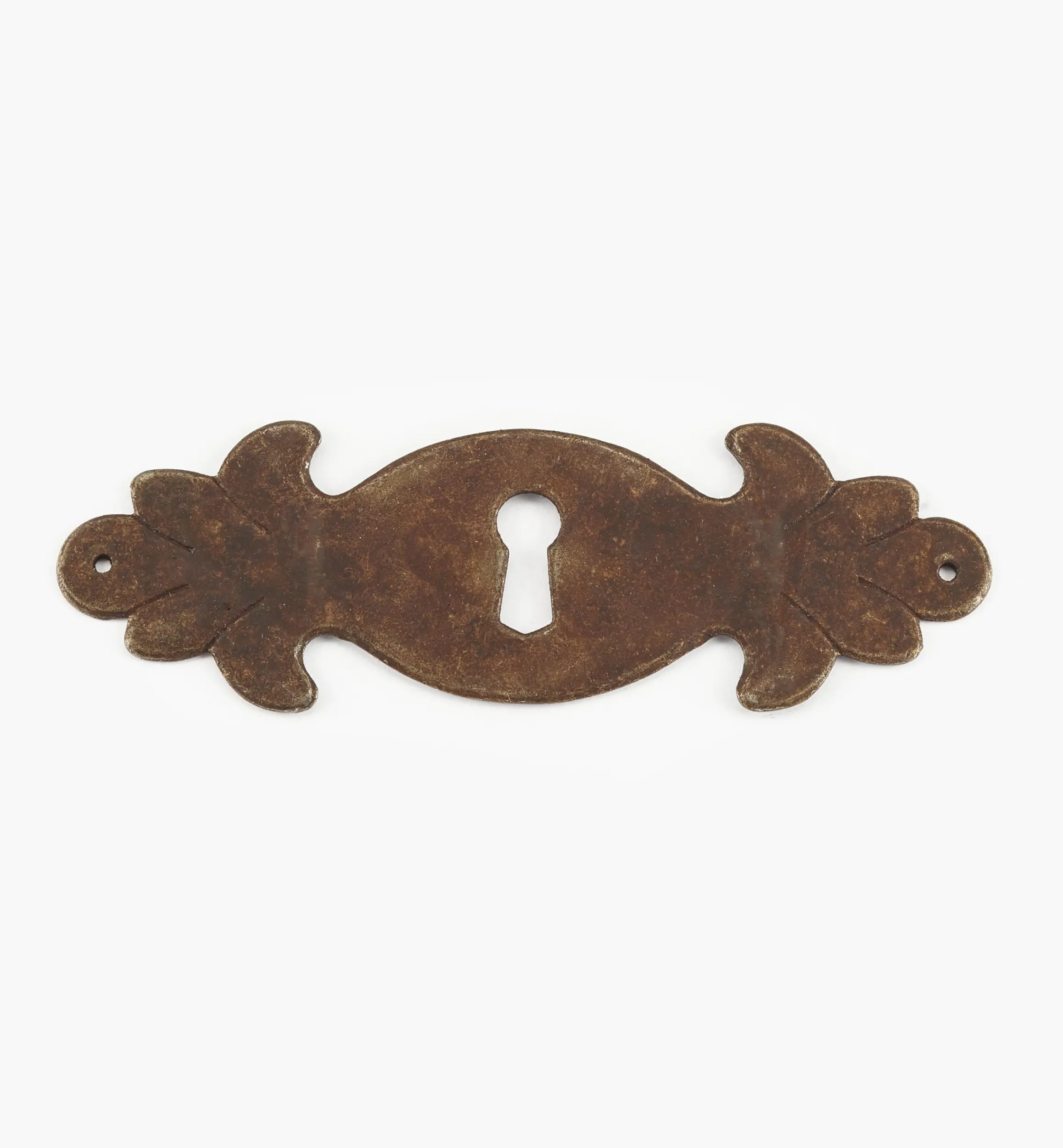 Lee Valley Escutcheons>Steel Plate Keyhole Escutcheons