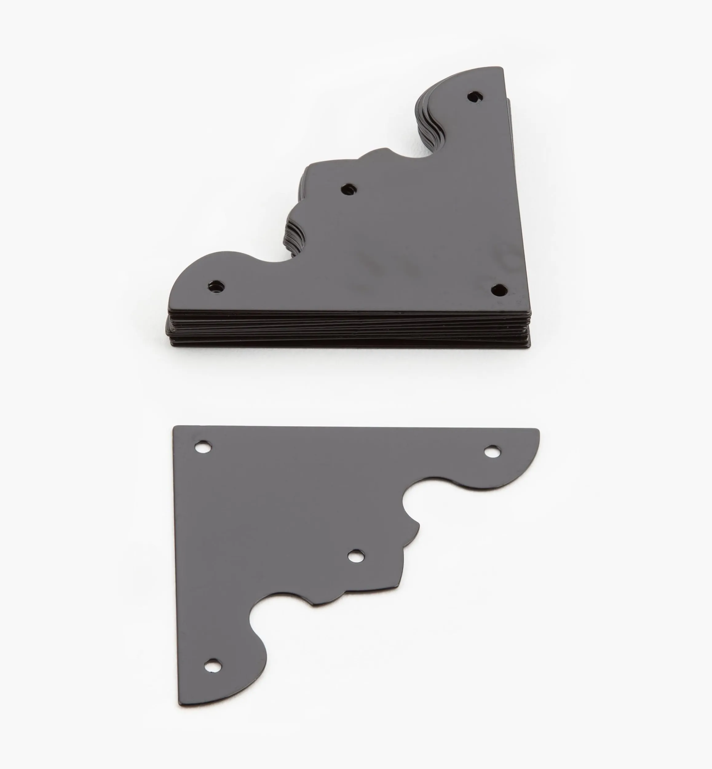 Lee Valley Box Hardware>Tansu Fancy Corner Plates