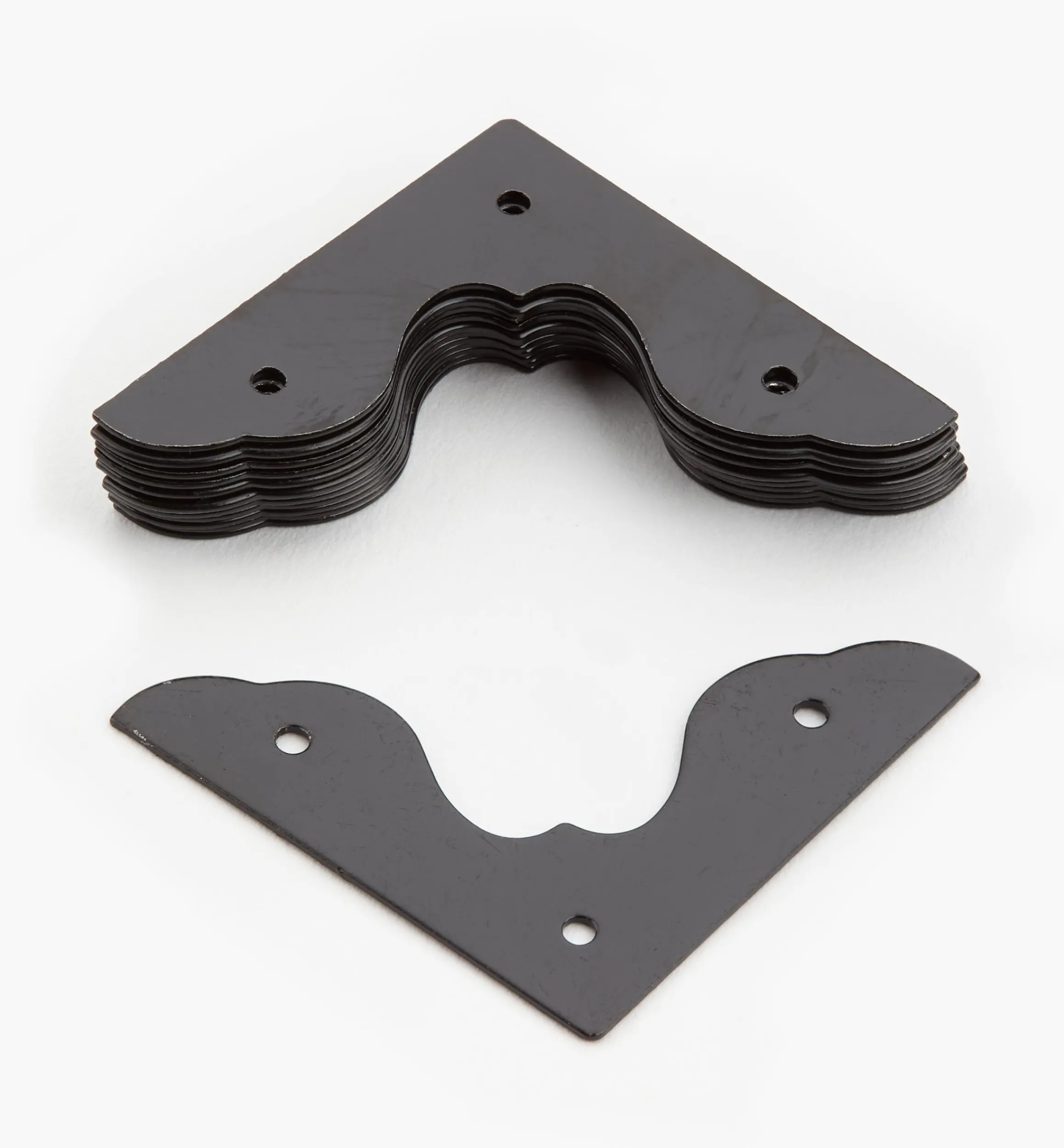 Lee Valley Box Hardware>Tansu Fancy Corner Plates