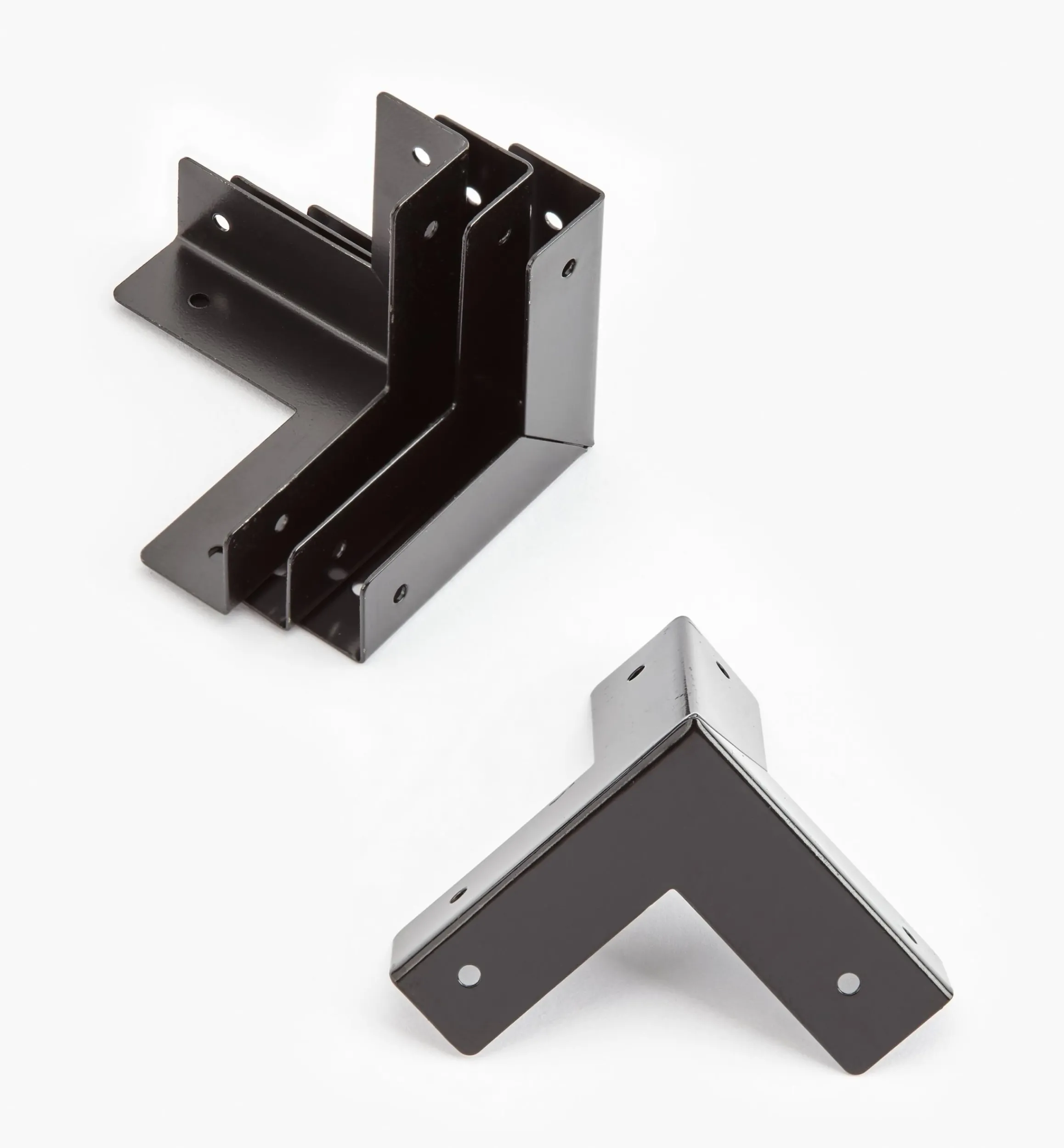 Lee Valley Box Hardware>Tansu Plain 3-Side Corners