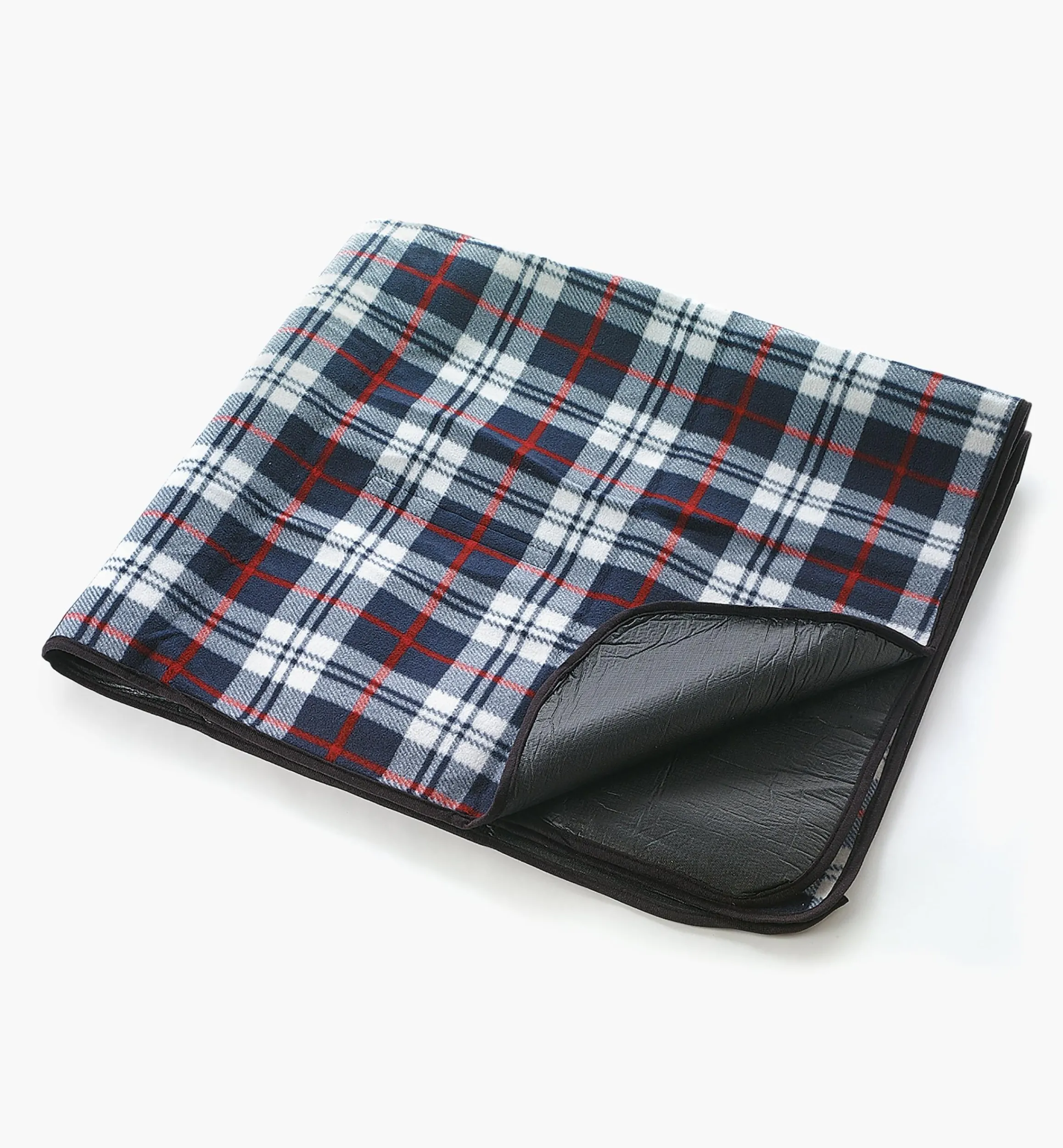 Lee Valley Car Care>Tartan Outdoor Lined Blanket