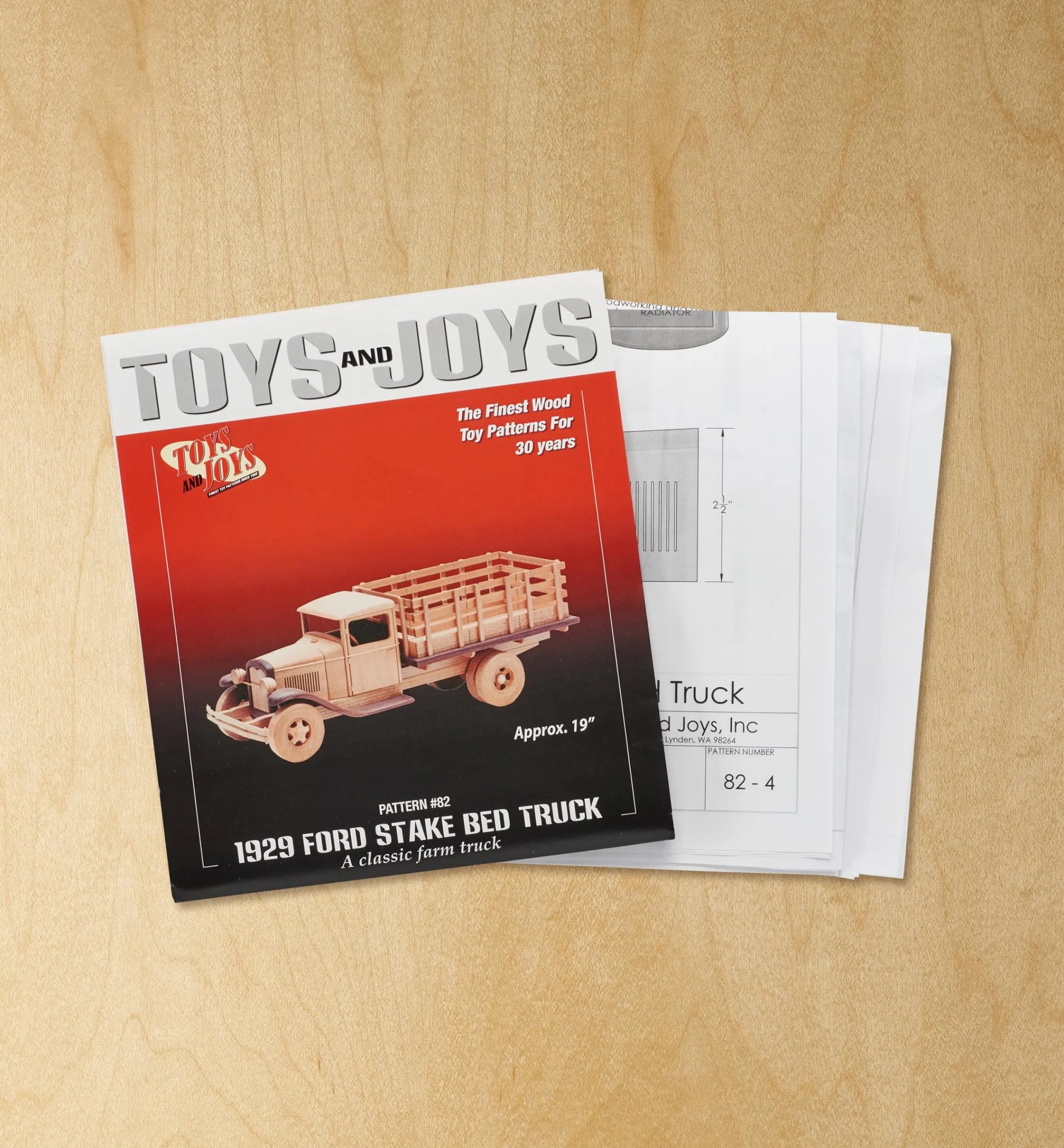 Lee Valley Plans>Toy 1929 Ford Stake Bed Truck Plan