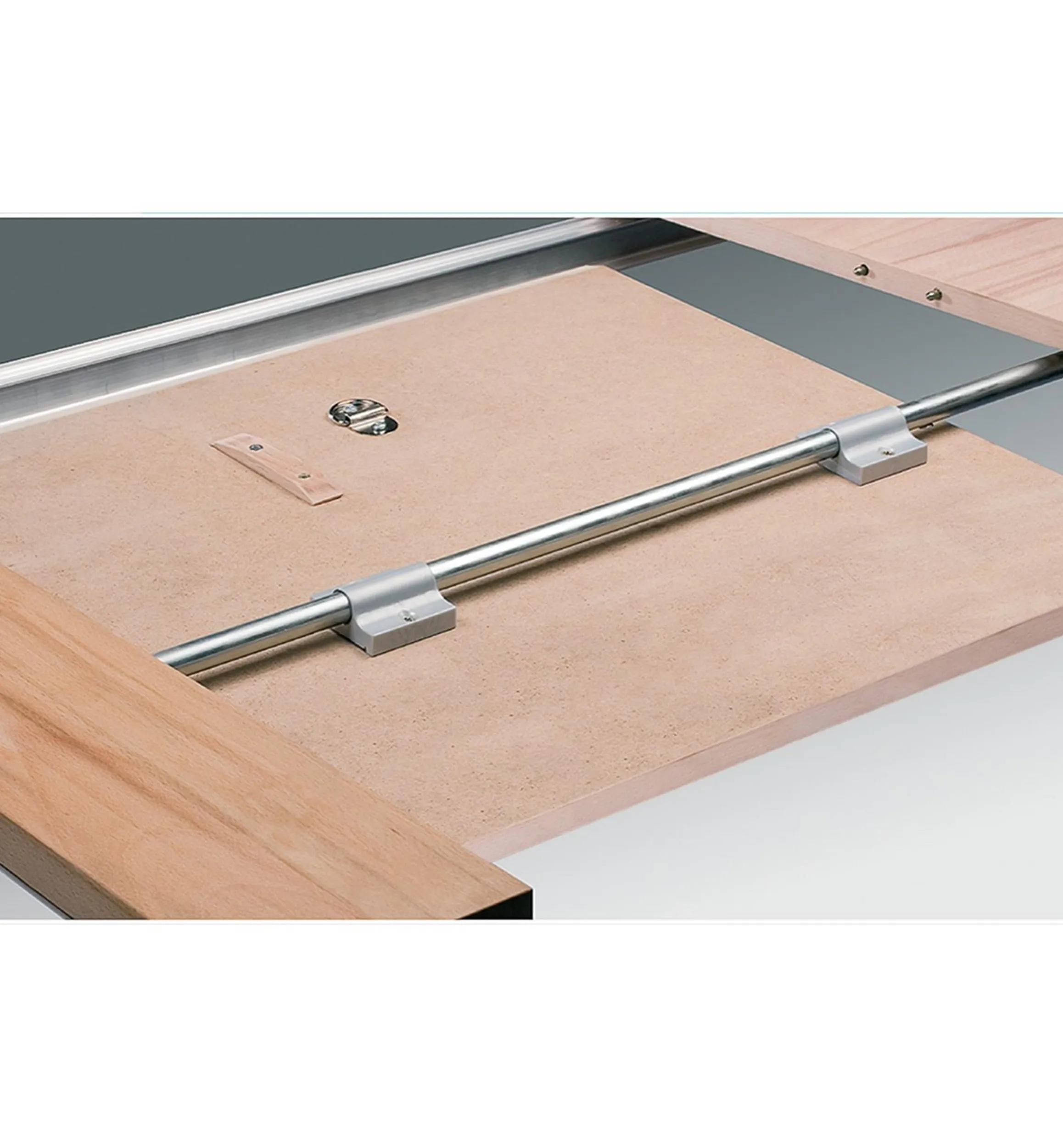 Lee Valley Table Hardware>Tube-Hinge Leaf-Mount Mechanism