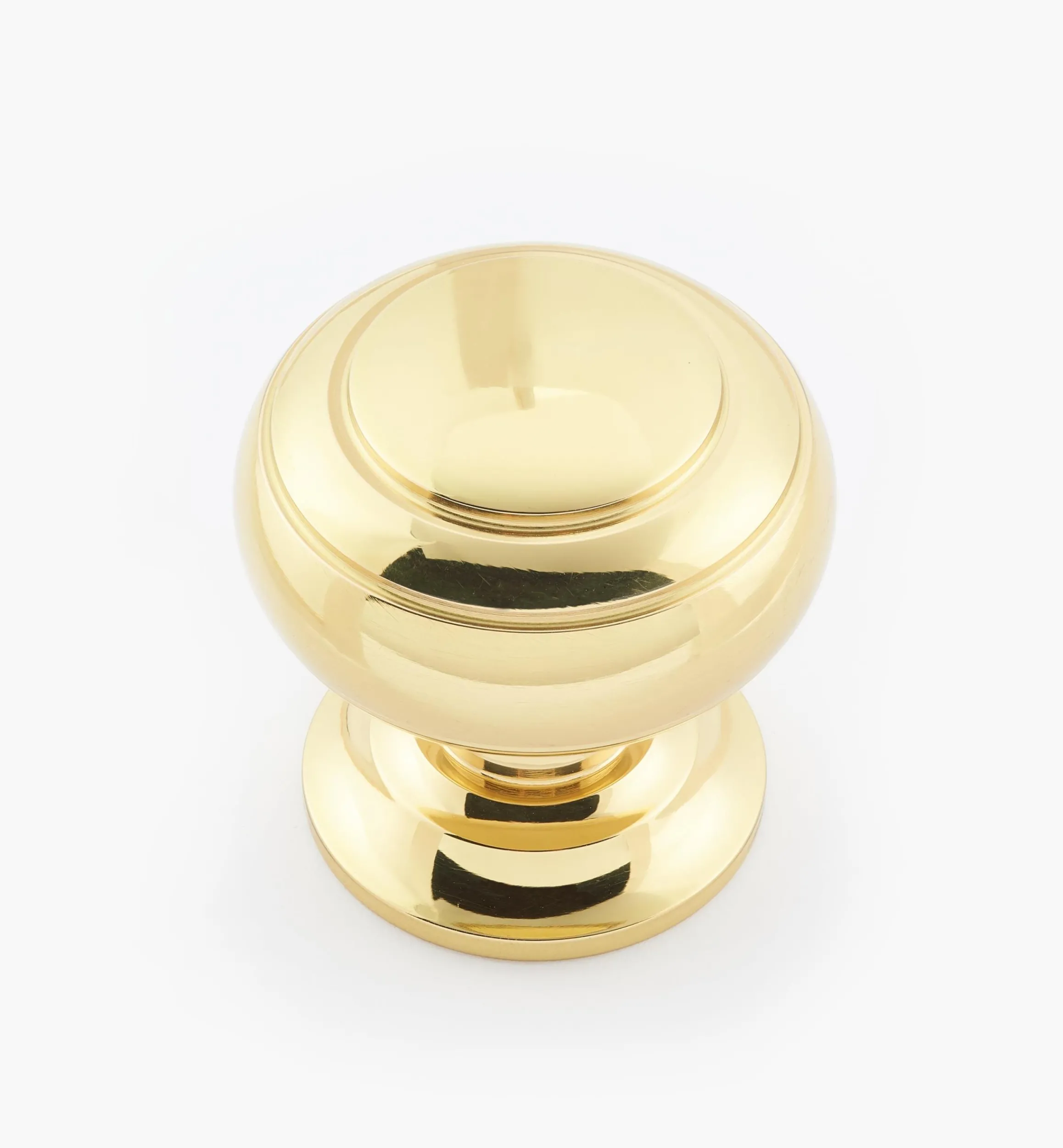 Lee Valley Knobs>Turned Brass Ring Knobs