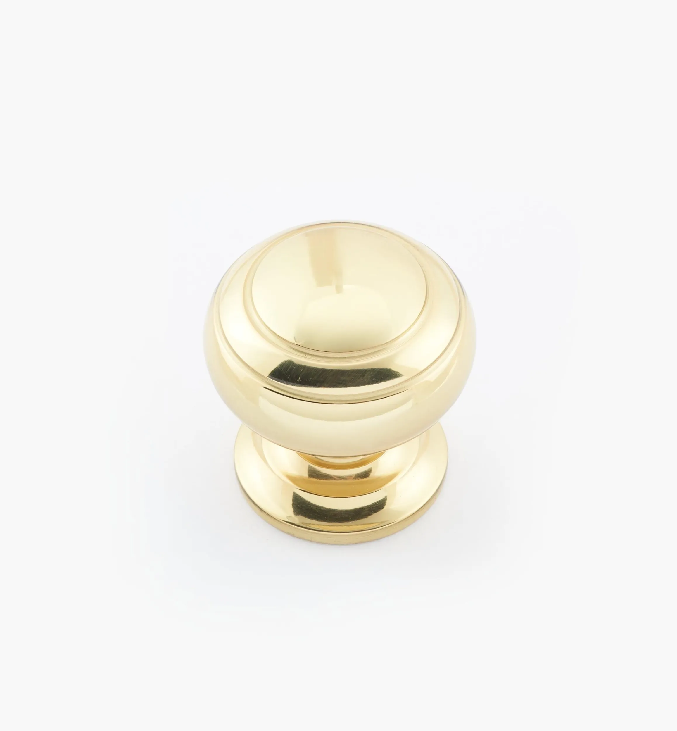 Lee Valley Knobs>Turned Brass Ring Knobs