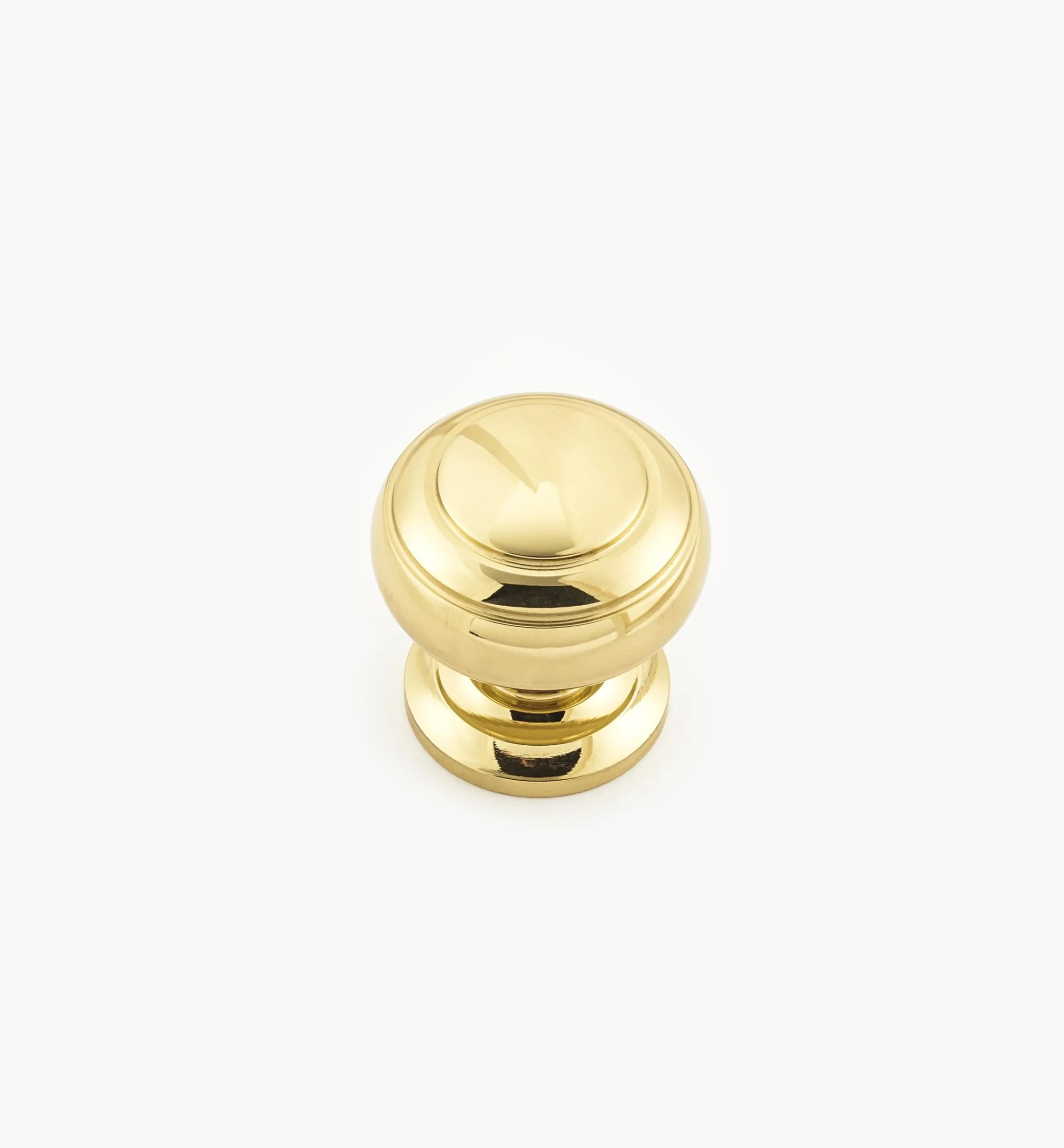 Lee Valley Knobs>Turned Brass Ring Knobs