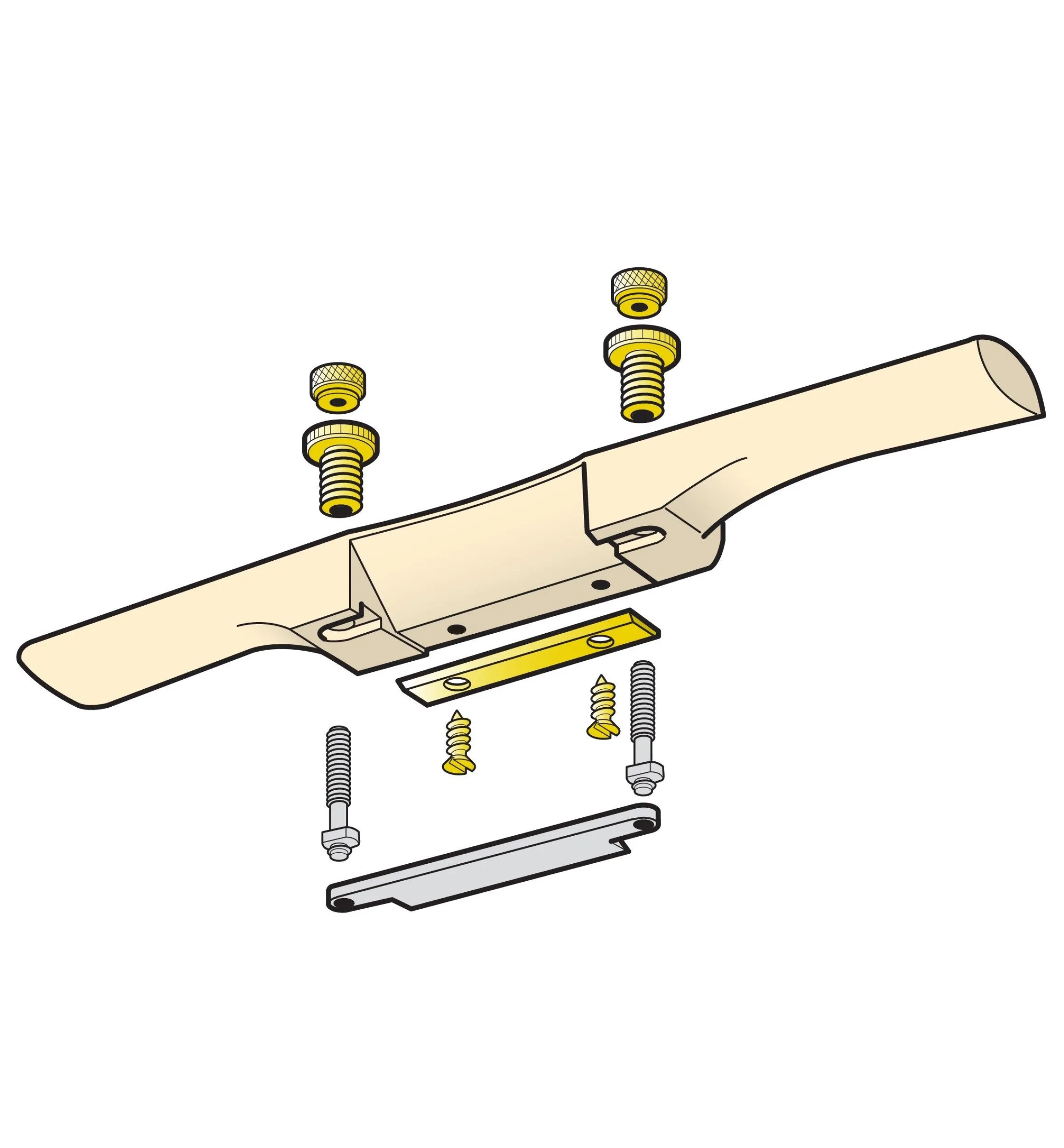 Lee Valley Hand Tools>Veritas Hardware Kits For Wooden Spokeshaves