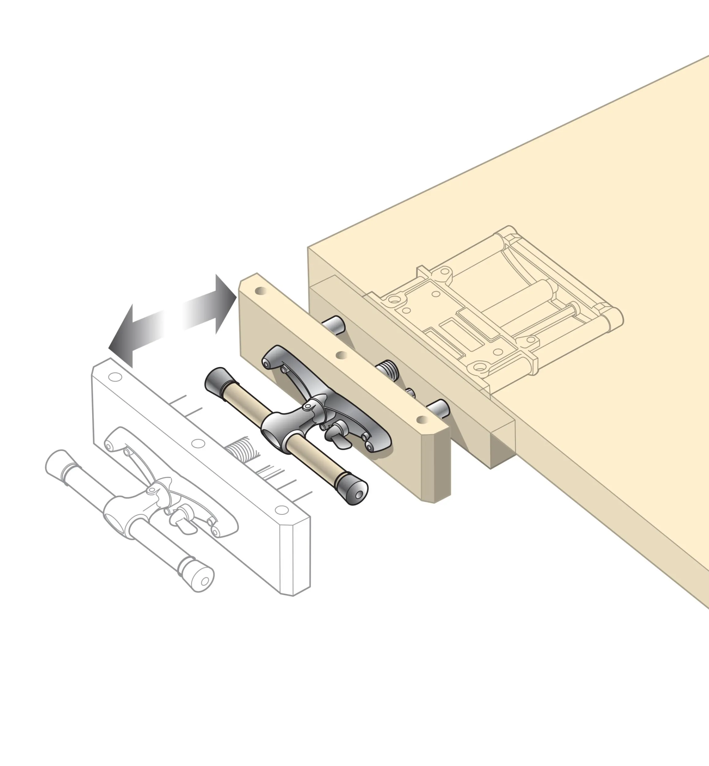 Lee Valley Workshop>Veritas Quick-Release Front Vise