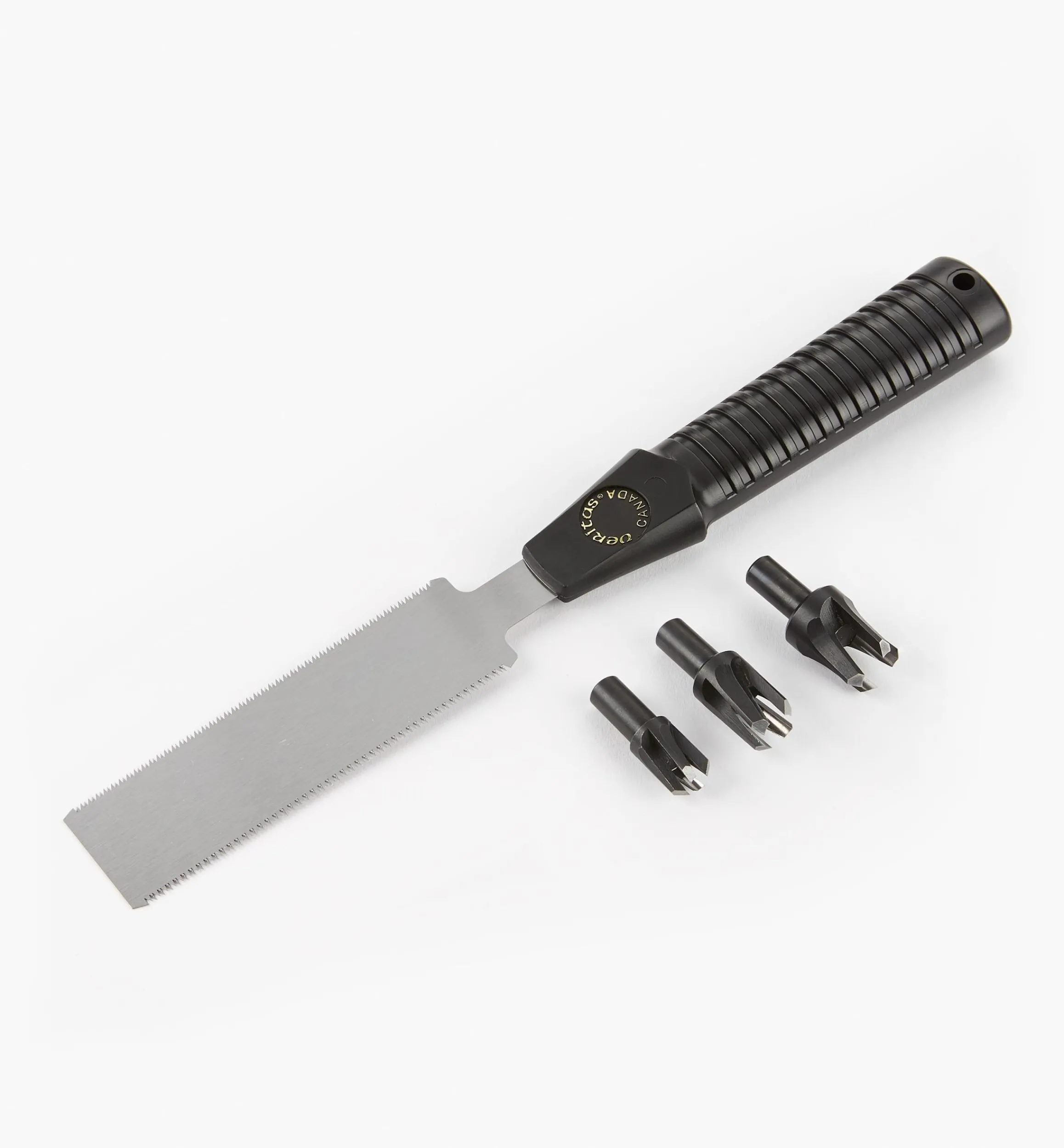 Lee Valley Drilling>Veritas Snug-Plug Cutters & Double-Edge Flush-Cutting Saw Set