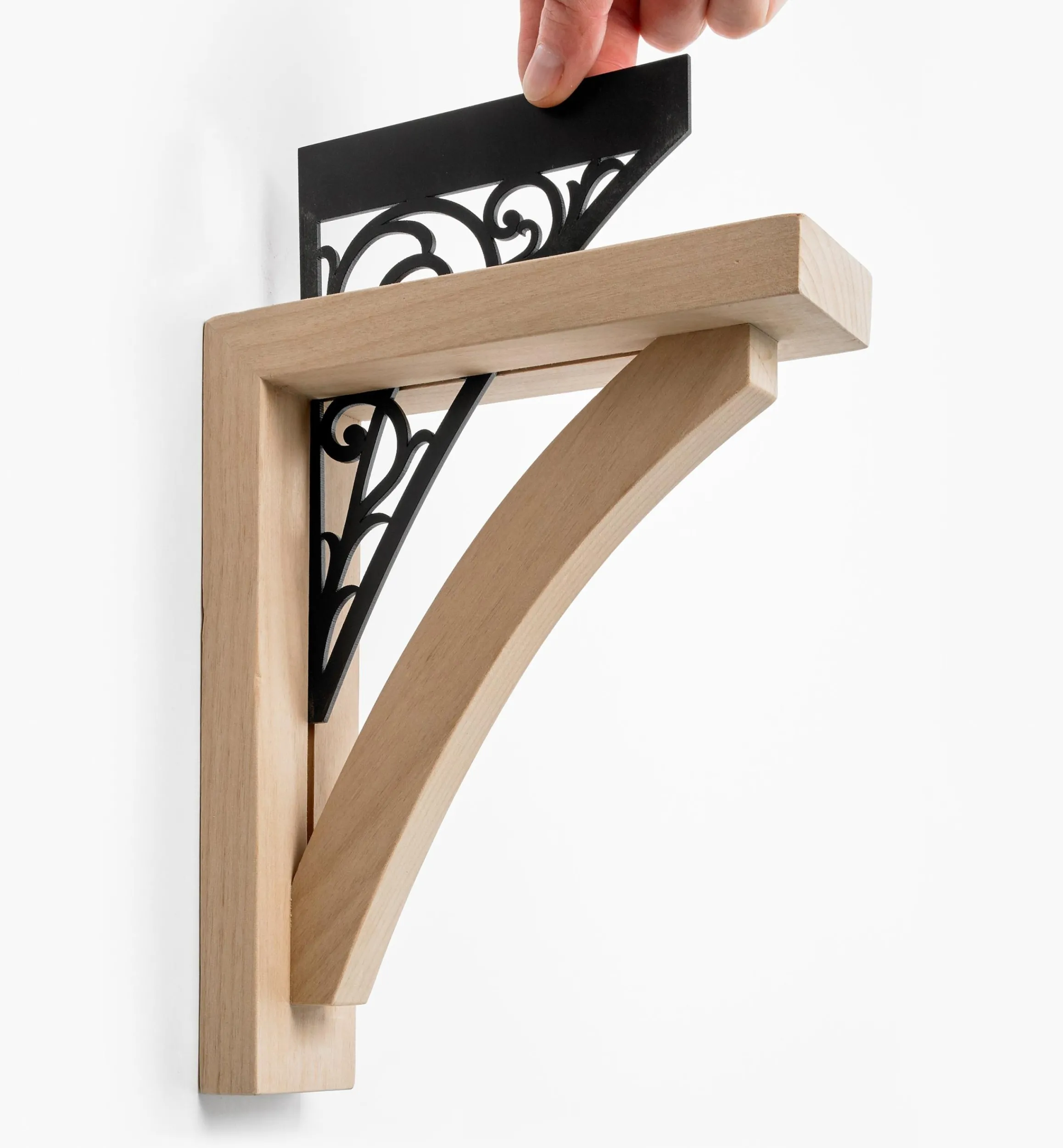 Lee Valley Storage Organization>Wooden Shelf Brackets
