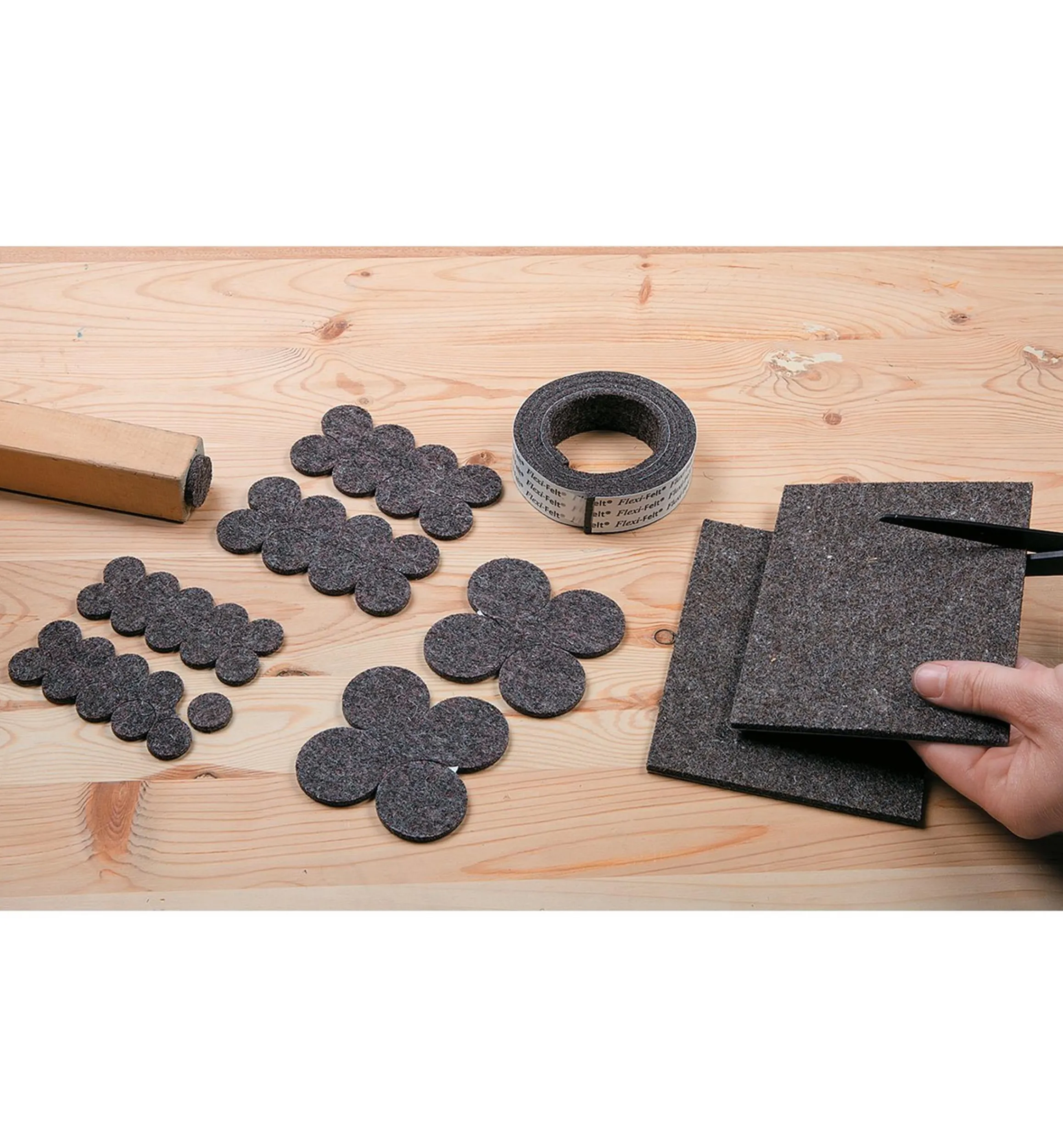 Lee Valley Bumpers & Pads>Wool-Blend Furniture Pads